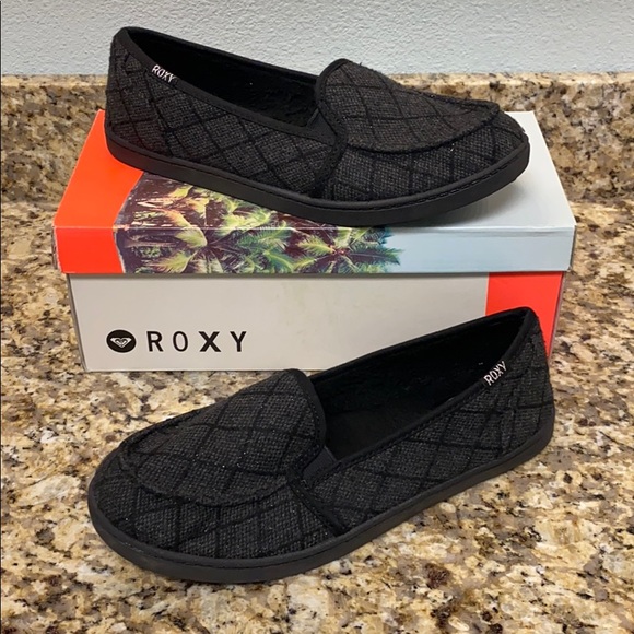 roxy wool slip on shoes